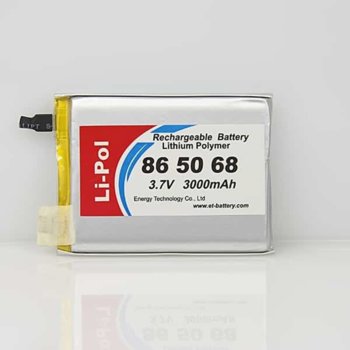 Литиева батерия LP865068, 3.7V, 3000mAh, Li-polymer, 1бр. | JAR Computers Батерия LP865068