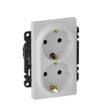 Контакт Legrand Valena Life, 16A, двоен, бял | JAR Computers Legrand 753126