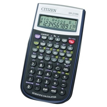 Калкулатор Citizen SR-270, 12 разряден дисплей, научен, 236 функции, черен image