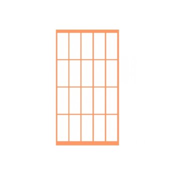 Етикети за цени Fleks-Ko, размер 51x21mm, 200бр, червени | JAR Computers Fleks-Ko Етикети за цени