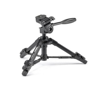 Трипод Velbon EX-MACRO, мин/макс. височина 20.3-56 см, 2.5кг товароносимост, алуминиев, черен | JAR Computers Velbon EX-MACRO