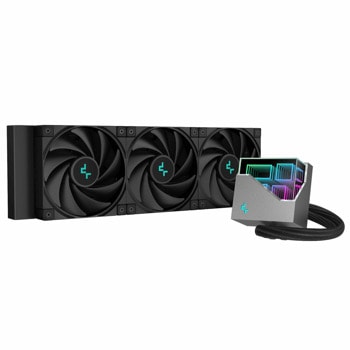 Водно охлаждане за процесор DeepCool LT720, съвместимост със сокети Intel LGA2066/2011-v3/2011/1700/1200/1151/1150/1155 & AMD sTRX4/sTR4/AM5/AM4 | JAR Computers DeepCool LT720 R-LT720-BKAMNF-G-1