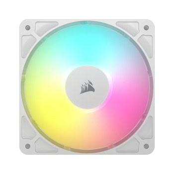 Вентилатор 120mm, Corsair RS120 ARGB, 4-pin, 2100rpm, бял | JAR Computers Corsair RS120 ARGB White CO-9050184-WW