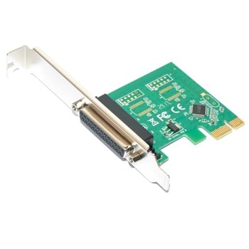 Контролер Makki MAKKI-PCIE-PARALLEL-V1, от PCI-E x1 към LPT Parallel(DB-25)(ж) | JAR Computers Makki MAKKI-PCIE-PARALLEL-V1