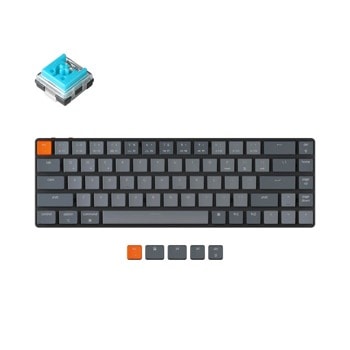 Клавиатура Keychron K7 65% Optical Blue Switch RGB