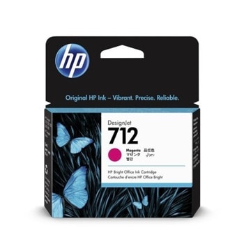 HP 712 29-ml Magenta Ink Cartridge 3ED68A