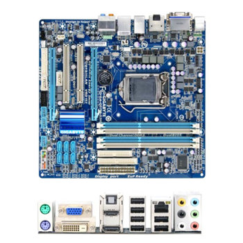 Дънна платка Gigabyte Q57M-S2H, Q57, LGA1156, DDR3, 2xPCI-E(CF) (HDMI & DVI), SB7.1, Lan1000, SATA RAID 0,1,5,10, mATX | JAR Computers Gigabyte Q57M-S2H