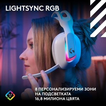 слушалки logitech astro a20 x бели