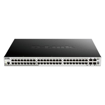 Суич D-Link DGS-1510-52XMP, 1000Mbps, 52 порта, 48x 10/100/1000 Mbps PoE, 4x SFP+ | JAR Computers D-Link DGS-1510-52XMP