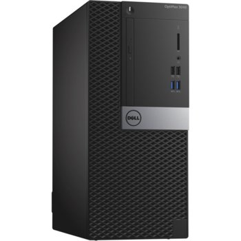Настолен компютър Dell OptiPlex 3040 MT (S015O3040MTUEDBCEECI7671TV_UBU-14), четири-ядрен Skylake Intel Core i7-6700 3.4GHz, 4GB DDR3L RAM, 1TB HDD 7200rpm, 4x USB3.0, клавиатура и мишка, Linux, 7.93kg | JAR Computers Dell OptiPlex 3040 MT S015O3040MTUEDBCEECI7671TV_U