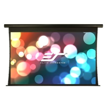 Екран Elite Screens Saker Tension SKT100UHW-E24, за стена, Black, 2215 x 1245 мм, 100" (254 cm), 16:9 | JAR Computers Elite Screens SKT100UHW-E24