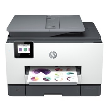 Мултифункционално мастиленоструйно устройство HP OfficeJet Pro 9022e, цветен принтер/копир/скенер/Факс, 1200 x 1200, 24 стр/мин, LAN, WI-FI, A4, HP+ съвместим | JAR Computers HP OfficeJet Pro 9022e AiO Printer