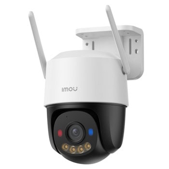 IP камера Imou Cruiser SC, куполна PTZ (Pan/Tilt/Zoom) камера, 5MPix(2880x1620@20fps), 3.6mm обектив, H.265/H.264, IR осветеност (до 30 метра), външна IP66, Wi-Fi, LAN, microSD слот до 512GB, микрофон и говорител | JAR Computers Imou Cruiser SC IPC-K7FP-5H0WE