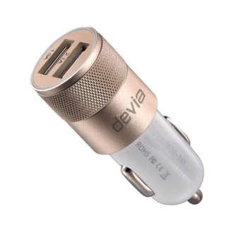 Devia Joy Dual USB Port Car Charger 3.1А