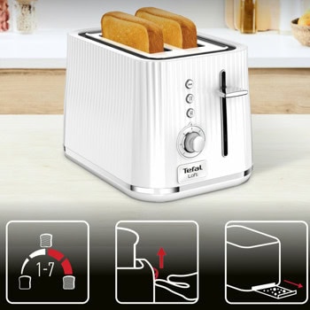 Тостер Tefal TT7611 бял