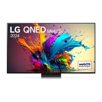 Телевизор LG 65QNED91T3A, 65" (165.1cm) 4K/UHD QNED Smart TV, HDR10, 100Hz, Dolby Atmos, DVB-T2/C2/S2, Wi-Fi, Bluetooth, LAN, 4x HDMI, 2x USB | JAR Computers Телевизор LG 65QNED91T3A
