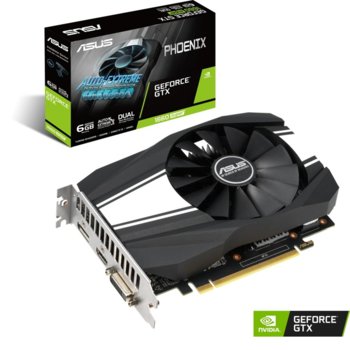 Видео карта nVidia GeForce GTX 1660 SUPER, 6GB, Asus Phoenix (PH-GTX1660S-6G), PCI-E 3.0, GDDR6, 192bit, DisplayPort, HDMI, DVI | JAR Computers Asus PH-GTX1660S-6G