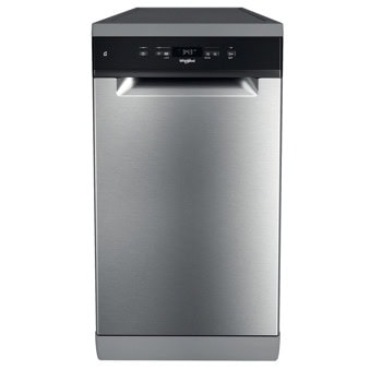 Съдомиялна Whirlpool WSFC 3M27 X, клас E, 10 комплекта, 6 програми, Aquastop, 6th Sense, инокс | JAR Computers Whirlpool WSFC 3M27 X