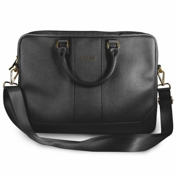 Чанта за лаптоп Guess Saffiano Laptop Bag (GUCB15TBK), до 15" (38.1 cm), черна | JAR Computers Guess Saffiano Laptop Bag GUCB15TBK