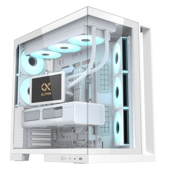 кутия xigmatek aqua 7 arctic 8 argb fans en49033