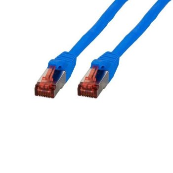Пач кабел Cat.6 1m SFTP син K5513.1