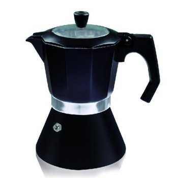 Кубинска кафеварка Zephyr ZP 1173 DI12, за 12 чаши, подходяща и за индукционни котлони, черна | JAR Computers Zephyr ZP 1173 DI12