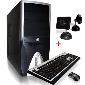 Настолен компютър PC Easy "Home PC" +Подарък WebCamera JAR Computers, AMD Sempron LE-1250 2.2GHz, 2GB RAM 320GB HDD DVDRW SB5.1 Lan OpticalMouse & KBD, 1г. Гаранция | JAR Computers PC Easy "Home PC" +Подарък WebCamera JAR Computers