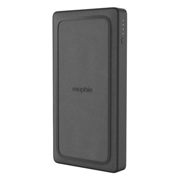 Външна батерия/power bank/ Mophie Powerstation Wireless XL (401105864), 10 000mAh, черна, 1x USB-C, безжично зареждане image