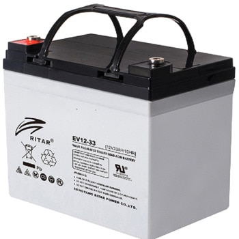 Акумулаторна батерия Ritar Power EV12-33, 12V, 33Ah, GEL, F7(M8)/F11(M6) конектори image