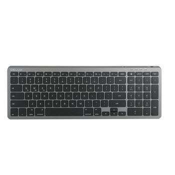 Клавиатура Delux K2203D, безжична, USB, сива image