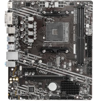 Дънна платка MSI A520M-A Pro (Разопакован)