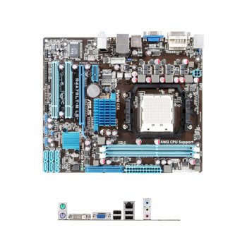 Дънна платка Asus M4A78LT-M LE, AMD 760G, AM3 (up to 95W), DDR3, VGA+PCI-E (DVI), SB7.1, Lan1000, SATA RAID 0,1,10, uATX | JAR Computers Asus M4A78LT-M LE