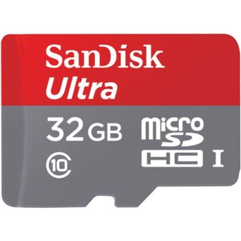 SanDisk 32GB microSDHC Card with Adapter