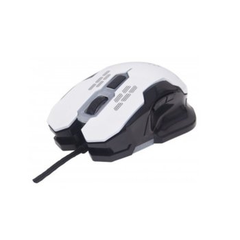 Мишка Manhattan 179232, оптична (2400 dpi), USB, бяла, гейминг | JAR Computers Manhattan Wired Optical Gaming Mouse 179232