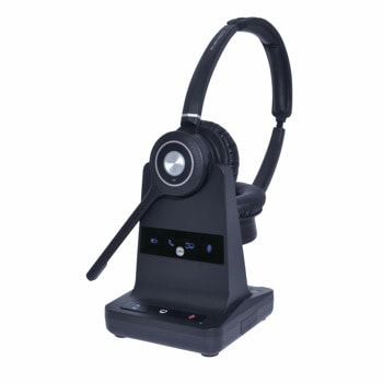 Слушалки JPL Explore DECT (575-385-008), безжични, DECT, шумопотискащ микрофон, до 7 часа време на работа, до 100м обхват, черни | JAR Computers JPL Explore DECT 575-385-008