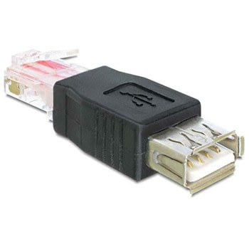Мрежови адаптер DeLock 65234, от USB-A(ж) към 1x RJ45(м), черен | JAR Computers DeLock 65234
