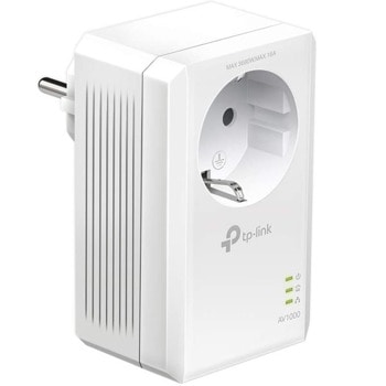 Powerline адаптер TP-Link TL-PA7017P, 1000Mbps, максимален обхват до 300m, 1x Gigabit Ethernet Port, 1 устройство | JAR Computers TP-Link TL-PA7017P