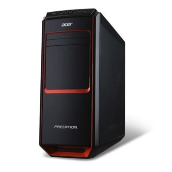Настолен компютър Acer Predator G3-605 (DT.SQYEX.095), четири-ядрен Intel Core i7-4790 3.6/4GHz, GeForce GTX 745 4GB DDR3 (DisplayPort), 16GB DDR3, 2TB 7200rpm, WiFi 802.11ac, 4x USB3.0, клавиатура & мишка, Free DOS | JAR Computers Acer Predator G3-605 DT.SQYEX.095