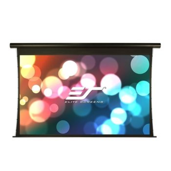 Екран Elite Screens Saker Tension SKT110UHW-E12, за стена, Black, 2438 x 1372 мм, 110" (279.4 cm), 16:9 | JAR Computers Elite Screens SKT110UHW-E12