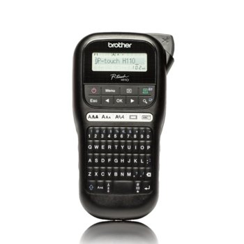 Етикетен принтер Brother PT-H110, преносим, ширина лентата до 12мм, LCD дисплей, 3 шрифта, Кирилица | JAR Computers Brother PT-H110