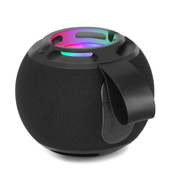 Тонколона Kisonli G5 Plus, 1.0, 10W, Bluetooth, USB, AUX, черна, слот за SD карта, RGB подсветка | JAR Computers Тонколона Kisonli G5 Plus Black 22267