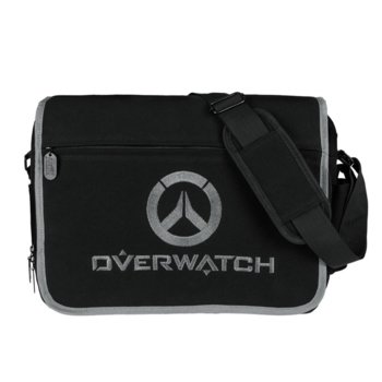 Чанта Gaya Entertainment Overwatch logo, черна | JAR Computers Gaya Entertainment Overwatch logo messenger bag