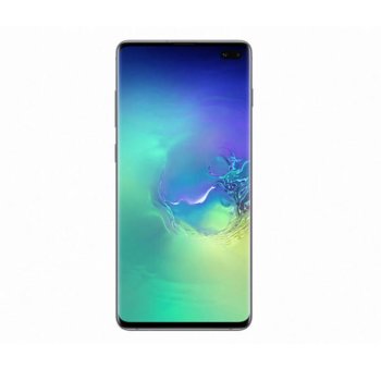Смартфон Samsung Galaxy S10+ (зелен), поддържа 2 sim карти, 6.4" (16.256 cm) Dynamic AMOLED дисплей, осемядрен Exynos 9820 Octa (2x 2.7GHz & 2x 2.3GHz & 4x 1.9GHz), 8GB RAM, 128GB Flash (+microSD), 12.0 + 16.0 + 12.0 & 10.0 + 8.0 Mpix camera, Android | JAR Computers Samsung SM-G975F Galaxy S10+ 128GB DS Green