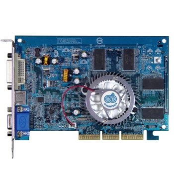 GF FX5500, 128MB Chaintech SA5500T2 AGP8x TV Out