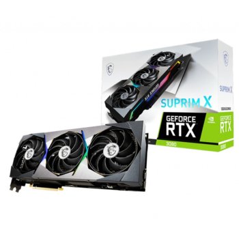 Видео карта Nvidia GeForce RTX 3080, 10GB, MSI SUPRIM X (912-V389-217), GDDR6X, 320-bit, DP, HDMI, LHR | JAR Computers MSI RTX-3080-SUPRIM-X-10G