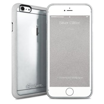 iPaint Silver Glitter Ghost iPhone 6/6S
