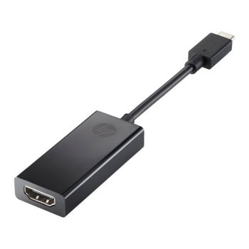 Преходник HP 4SH07AA, от USB-C(м) към HDMI(ж), черен | JAR Computers HP 4SH07AA