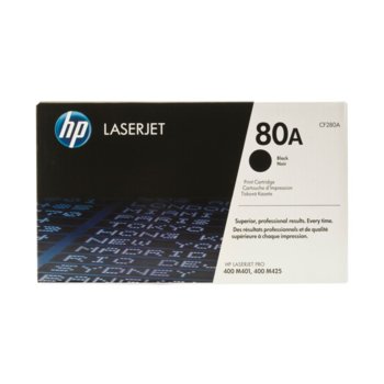 HP LaserJet Pro 400 M401, M425 series - Black - P№ CF280A - заб.: 2700 брой копия | JAR Computers HP LaserJet Pro 400 M401