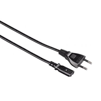 Захранващ кабел за лаптоп, Hama, 2pin, 1.5m | JAR Computers 2pin laptop cable 1.5m