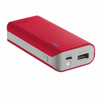 TRUST Primo Power Bank 4400 21226 Red